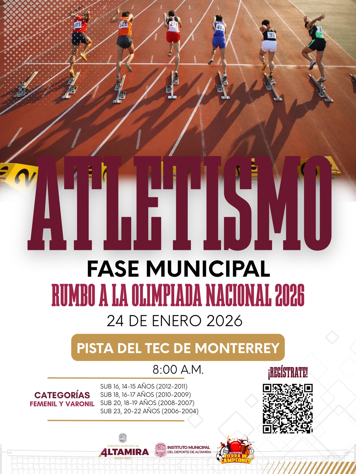 ELIMINATORIA MUNICIPAL ATLETISMO