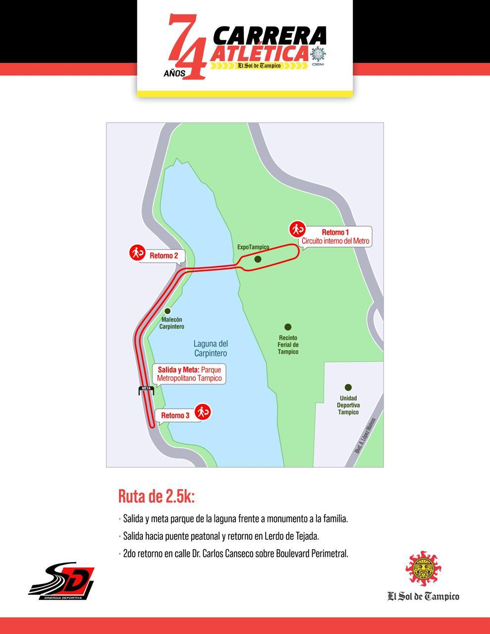 Ruta 2.5 km